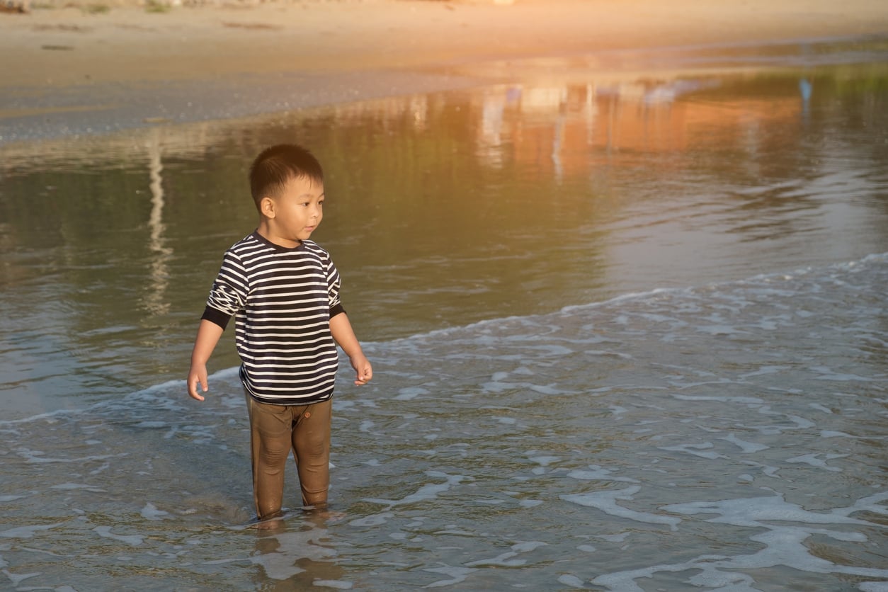 Boy in water
