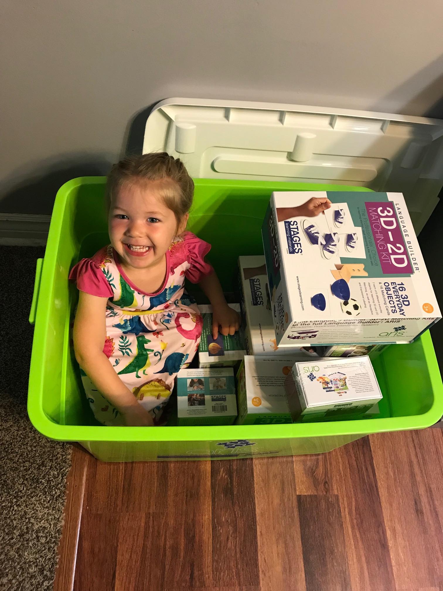 Opening My ARIS Autism Curriculum Kit for the First time