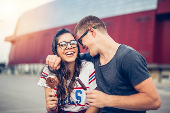 girl and boy autism on a date
