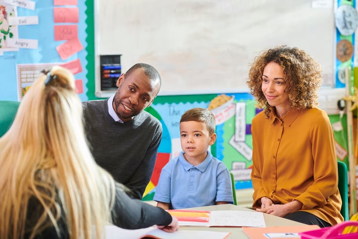 parent teacher conference for child with autism