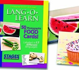 Lang-O-Learn Cards Labeled in 17 Different Languages